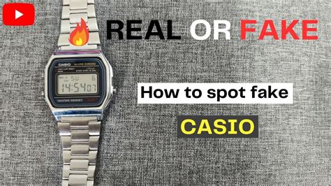 how to spot fake casio watches|casio watch lookup.